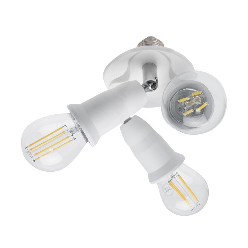 Патрон для ламп 230V Е27-3*Е27, LH62 фото 5