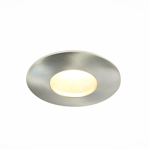 ST213.118.01 Св-к встр. Никель GU10 1*50W  IP44 D84xH50 220V Без ламп Встраиваемые светильники фото 7