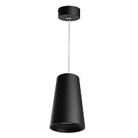 Светильник потолочный Feron ML1858 Barrel BELL levitation на подвесе1,7 м ,MR16 35W 230V, черный