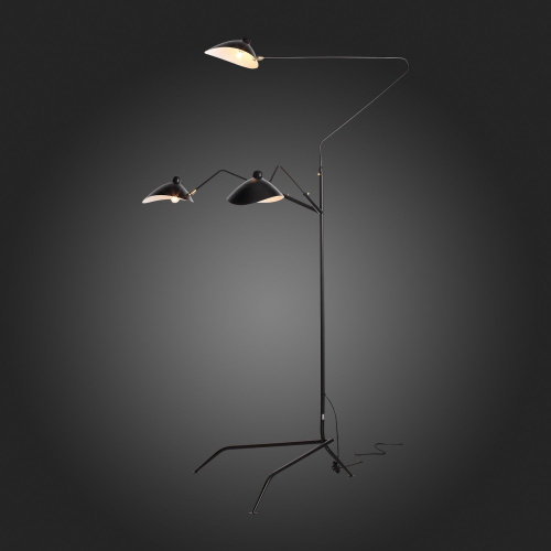 SL305.405.03 Торшер ST-Luce Черный/Черный, Белый E27 3*60W SPRUZZO фото 9