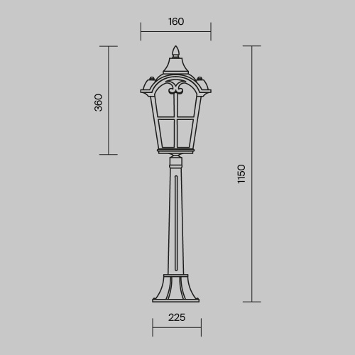 Ландшафтный светильник Outdoor O413FL-01BZ1 фото 8 Ландшафтный светильник Outdoor O413FL-01BZ1 фото 8