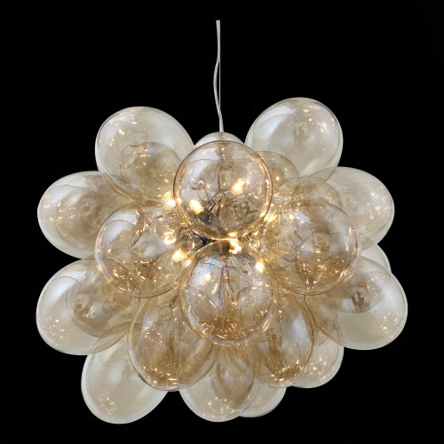 SL432.203.12 Люстра подвесная ST-Luce Хром/Коньячный G9 12*5W SOSPIRO фото 4