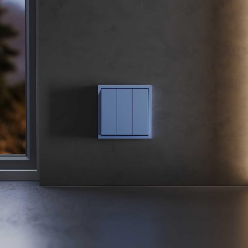 Клавиши для выключателя/переключателя трехклавишного, S70 (деним) Voltum VLS000515