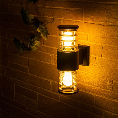 Настенный уличный светильник 1407 Techno черный IP54 1407 Techno черный фото 4