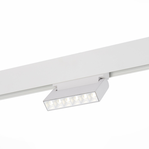 ST364.546.06 Магнитный трековый светильник белый LED 1*6W 4000K 532Lm Ra>80 36° IP20 L120xW22xH108 4 SKYLINE 48 фото 4