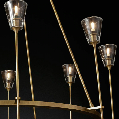 Люстра Torche De Verre 8 gold фото 4 Люстра Torche De Verre 8 gold фото 4