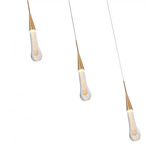 Подвесной светодиодный светильник Kink Light Гутта 07861-3AS,33 фото 2