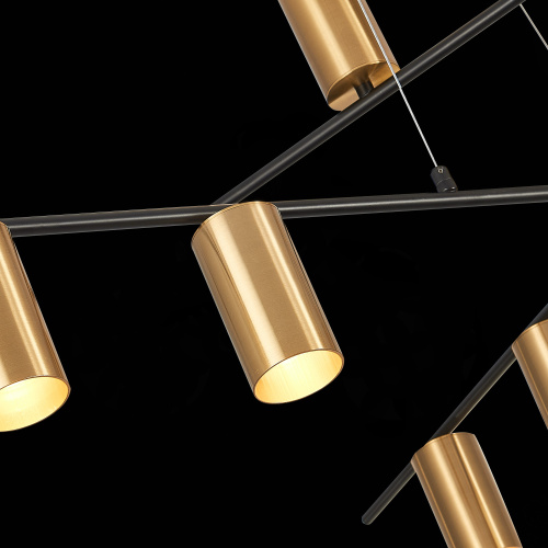 SL1206.402.12 Светильник потолочный ST-Luce Черный/Латунь GU10 12*7W SORMANO фото 11