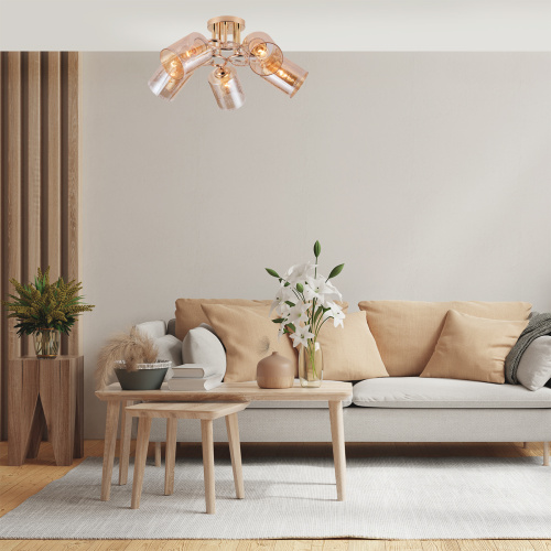 Потолочный светильник Escada 1118/5PL E27*40W Gold фото 4 Потолочный светильник Escada 1118/5PL E27*40W Gold фото 4