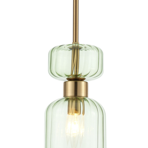 Подвесной светильник Escada 1141/1S E14*60W Antigue copper/Green фото 4
