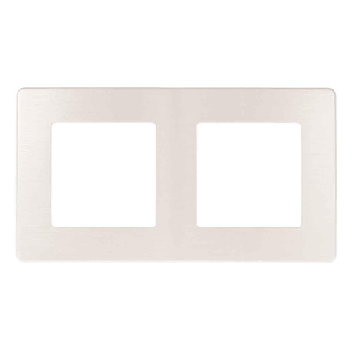 Рамка 2-постовая ЭРА 12 сатин перламутр 12-5102-15 Б0052518 Рамка 2-постовая ЭРА 12 сатин перламутр 12-5102-15 Б0052518