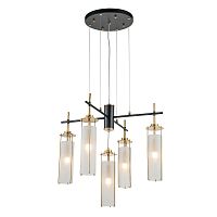 Подвесная люстра Indigo Torcia 11038/5P Brass V000419