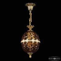 Подвесной светильник с хрустальными плафонами 5680/18 G Amber/M-1F Bohemia Ivele Crystal (Богемия Ивеле Кристалл)
