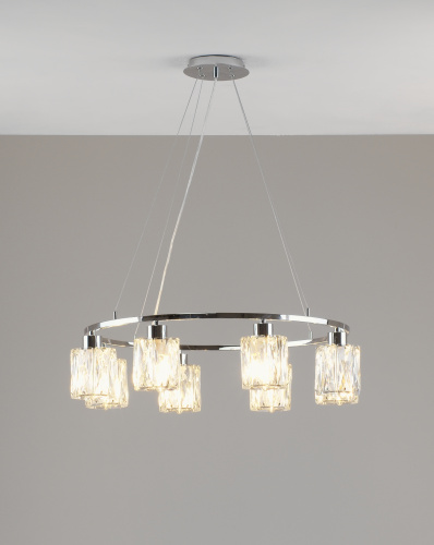 Люстра подвесная Moderli V11708-8P Prismique фото 5 Люстра подвесная Moderli V11708-8P Prismique фото 5