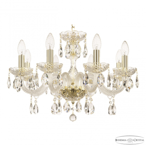 Люстра хрустальная 117/8/195 G Bohemia Ivele Crystal (Богемия Ивеле Кристалл)