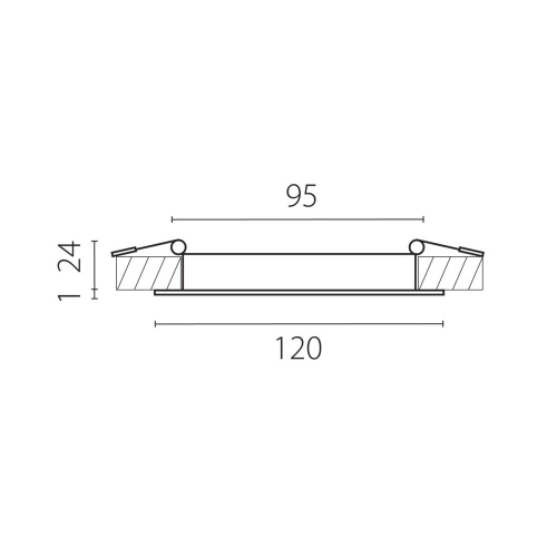 Встраиваемый светодиодный светильник Lightstar Zocco 223102-XS фото 4