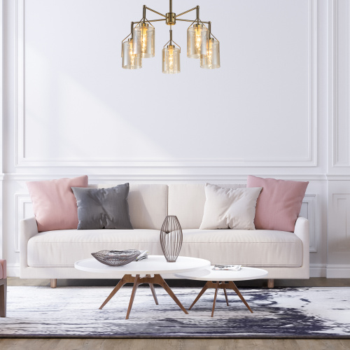 Светильник на штанге Escada 688/5P E14*40W Brass фото 5