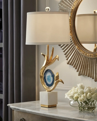 Настольная лампа с агатом "Эдеса" Настольная лампа с агатом "Эдеса"