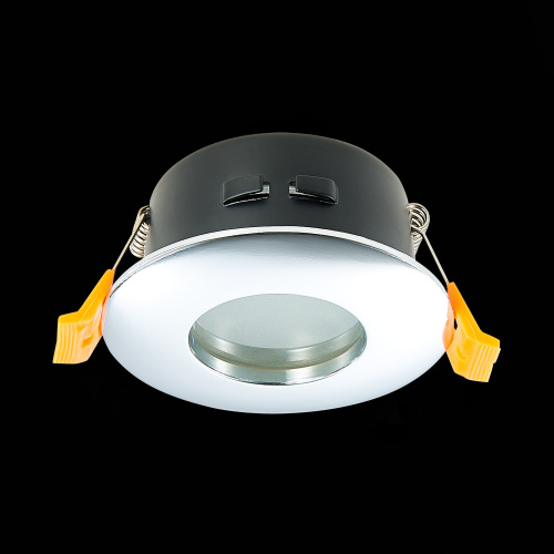 ST213.108.01 Св-к встр. Хром GU10 1*50W  IP44 D84xH50 220V Без ламп Встраиваемые светильники фото 9