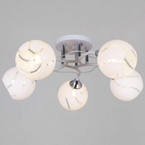 Потолочная люстра Reluce 99360-0.3-05 WH+CR