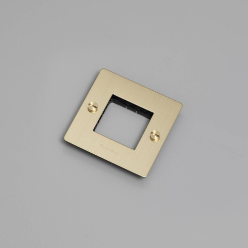 Рамка 1G brass logo