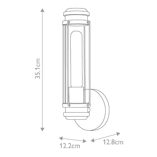 Бра для ванных комнат Hinkley, Арт. HK-MASTHEAD1-PCBK фото 2