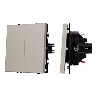 Механизм выключателя одноклавишный непроходной LED SWT-NOBE-MK01-SFPL-L-CA (230V, 10A) Arlight 059424