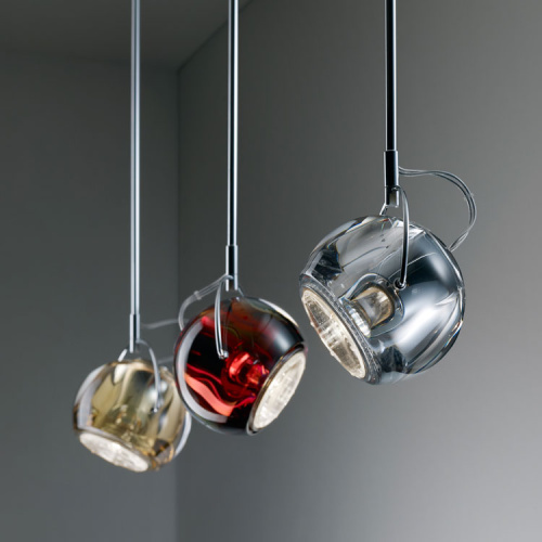 Подвесной светильник Beluga Colour Red d9 фото 5