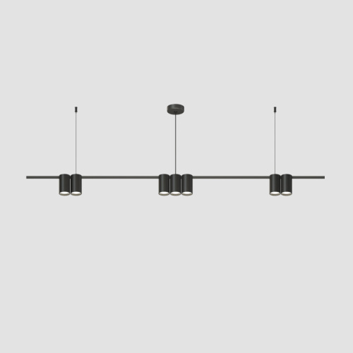 DK4063-BK Подвесной светильник ORBIT, IP20, 7xGU10 LED до 15 Вт, черный матовый, алюминий DK4063-BK Подвесной светильник ORBIT, IP20, 7xGU10 LED до 15 Вт, черный матовый, алюминий