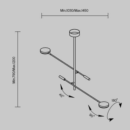 Потолочный светильник Maytoni MOD070CL-L15B3K1 фото 9