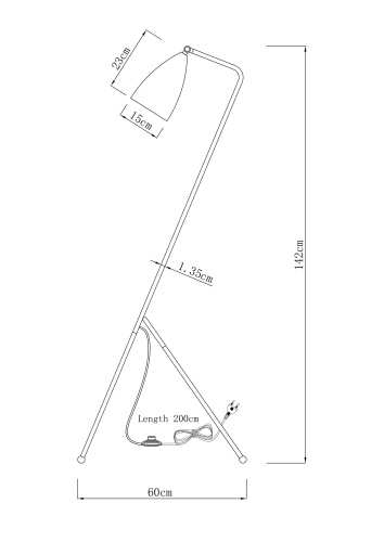 Торшер Moderli V10999-F Show фото 5