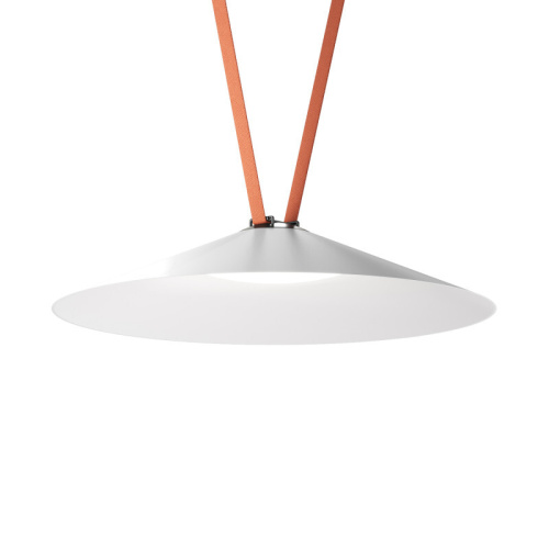 DK5668-WH+BK Cветильник для трека-ремня Belty Smart, серия Flow, со светодиодом, D600*H122мм, 48V DC, 24W, RA90, 120°, 2700-6500K, IP20, белый с черным, алюминий фото 2