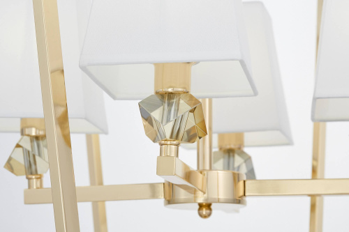 Подвесная люстра Lumina Deco Montero LDP 1249-4 GD+WT фото 8