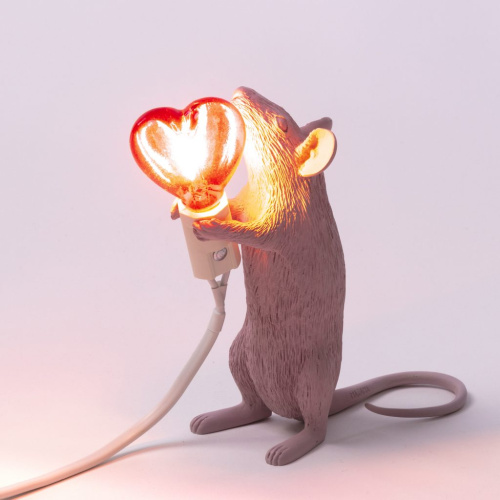 Настольная лампа Mouse Lamp Love Edition USB фото 3