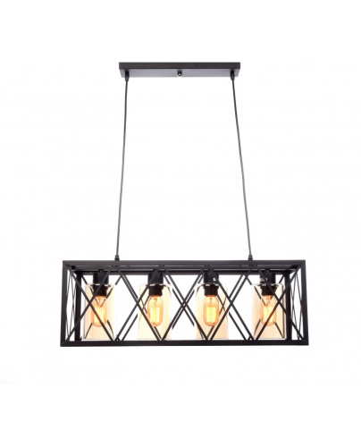 Подвесной светильник Lumina Deco Nortis LDP 11535-4 BK Подвесной светильник Lumina Deco Nortis LDP 11535-4 BK