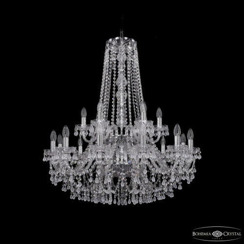 Люстра хрустальная 1410/12+6/300/h-95/2d Ni V0300 Bohemia Ivele Crystal (Богемия Ивеле Кристалл) Люстра хрустальная 1410/12+6/300/h-95/2d Ni V0300 Bohemia Ivele Crystal (Богемия Ивеле Кристалл)