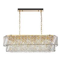 SL6138.303.14 Светильник подвесной ST-Luce латунь/прозрачный E14 14*40W RITZ