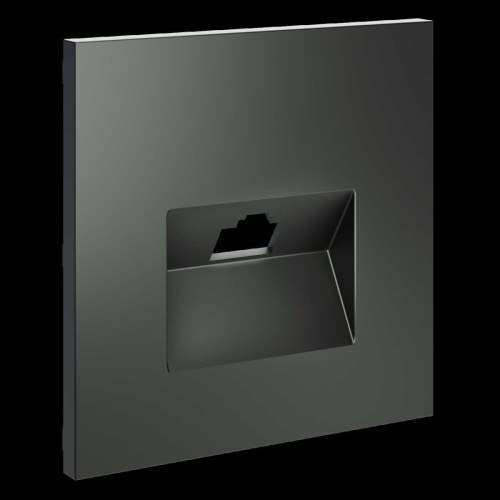 Накладка для розетки компьютерной RJ45 кат.6 S70 (титан) Voltum VLS001306 Накладка для розетки компьютерной RJ45 кат.6 S70 (титан) Voltum VLS001306