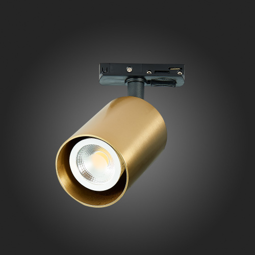 ST302.206.01 Св-к трек. Золотистый GU10 1*50W  IP20 L100xW70xH172 220V Без ламп BASE фото 3