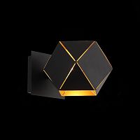 SL258.401.01 Бра ST-Luce Черный/Черный, Золото E14 1*40W ENIGMA