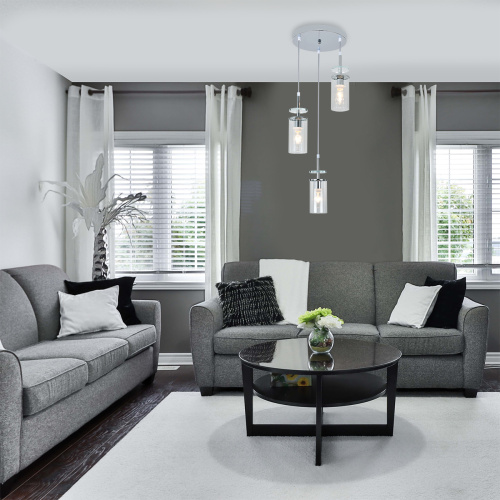 Подвесной светильник Escada 10191/3 E14*40W Chrome фото 5