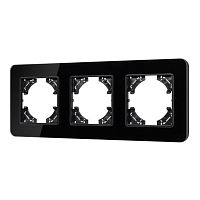 Рамка стеклянная FRM-OMALI-GS-3-BK Arlight 049697