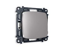 Комплект механизма 1-кл перекрестного выключателя AMBRELLA VOLT OMEGA Сталь матовый QUANT (OP5010, VM112) MO501030