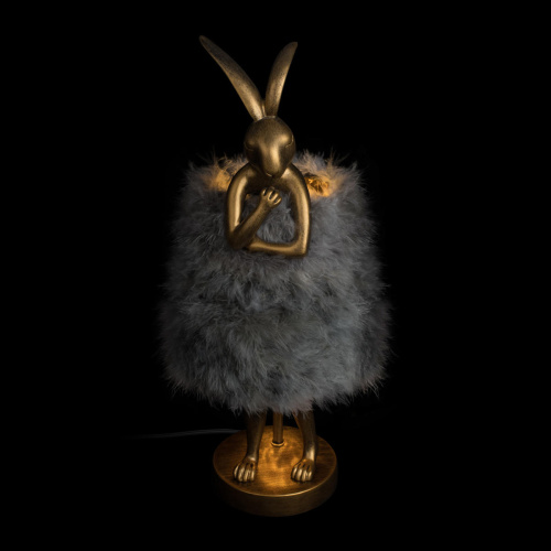 10315/A Grey fluff Настольная лампа LOFT IT Lapine фото 4 10315/A Grey fluff Настольная лампа LOFT IT Lapine фото 4