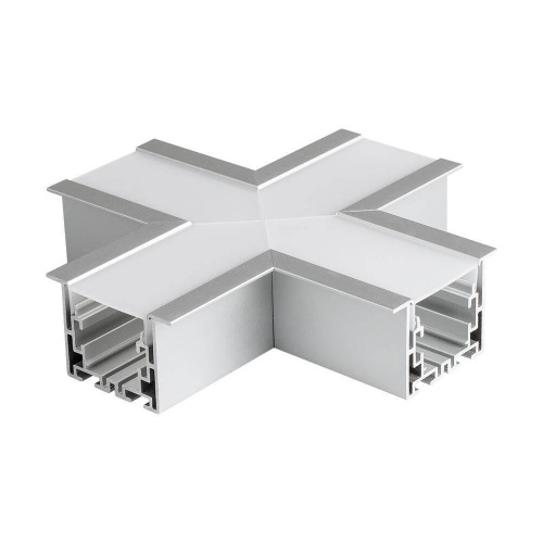 Коннектор X-образный Arlight S2-Line55-F-X90 крестовой 021276 Коннектор X-образный Arlight S2-Line55-F-X90 крестовой 021276