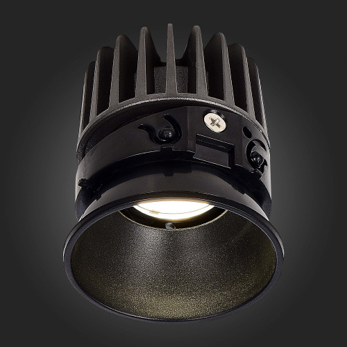 ST851.448.07 Светодиодный модуль Черный LED 1*7W 4000K 560Lm Ra90 36° IP20 D69xH75 220-240V(глянец) SHIFT фото 3