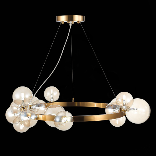 SL1165.303.15 Светильник подвесной ST-Luce Бронза/Коньячный G4 15*5W NECTON фото 8