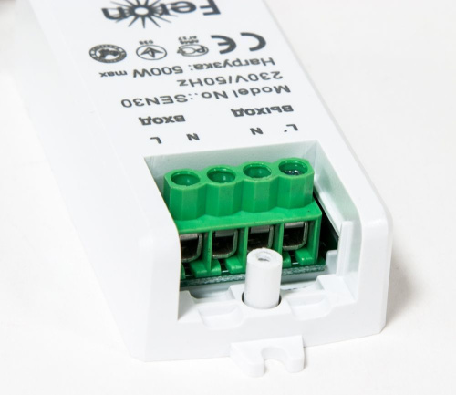 Датчик движения 230V 500W 5-8см 30° белый  с 1.5м кабелем SEN30 фото 3