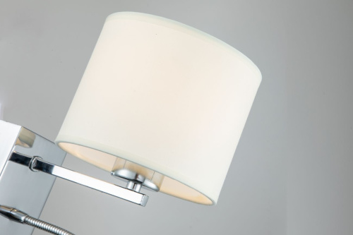 Настенный светильник Escada 552/A LED*1W+E27*60W Chrome/White фото 4
