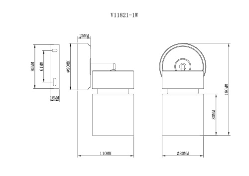 Спот Moderli V11821-1W Almero фото 3